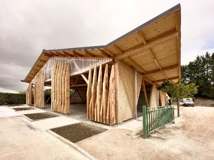 La Halle de Péguilhan. ©Lion'L - Atelier d'architecture