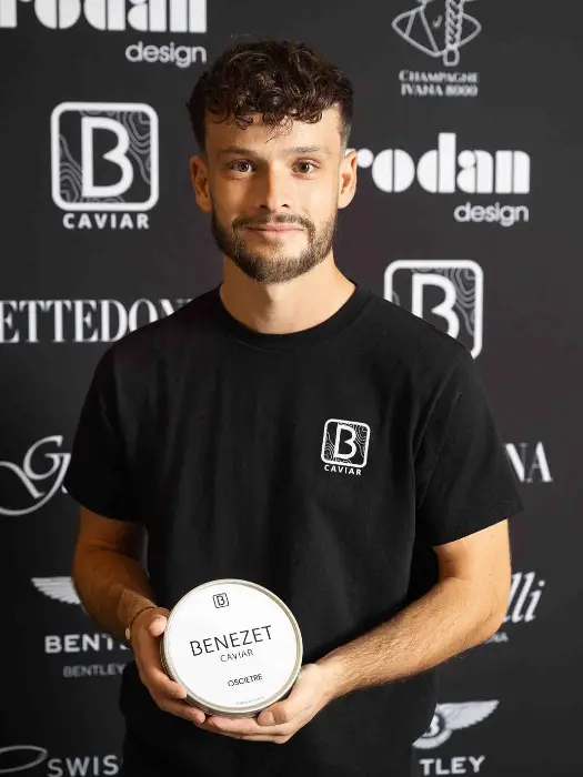 Lucas Benezet, à la tête de Benezet Caviar. ©DR