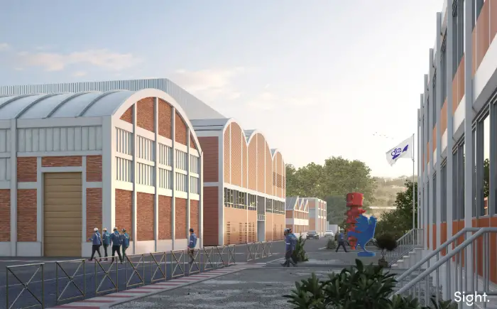 futur hall indsutriel SLB Béziers