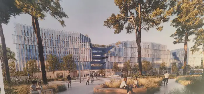 Montpellier : coup d'envoi très politique des travaux du futur siège d'Altémed à la Mosson 8 - Les indiscretions siège social altémed